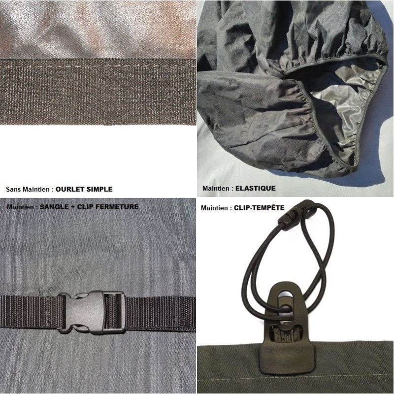 Housse De Protection Imperméable Pour Siège De Bateau/Ponton - Tissu Oxford Argenté - Taille ~56x61x64cm - Protection Contre Pluie, UV, Poussière