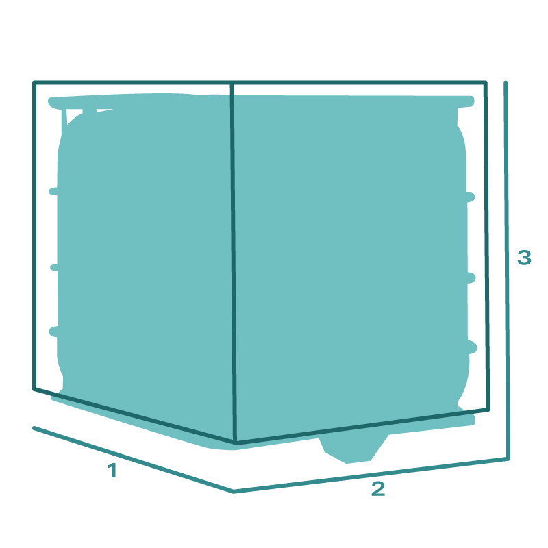 Bâche cuve extérieure SUR MESURE