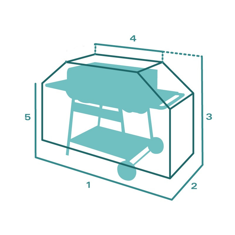 Housse de protection Barbecue sur Chariot SUR MESURE