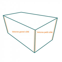 Housse de protection sur mesure pour mobilier de jardin