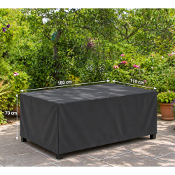housse d'extérieur standard table 180x110x70 cm