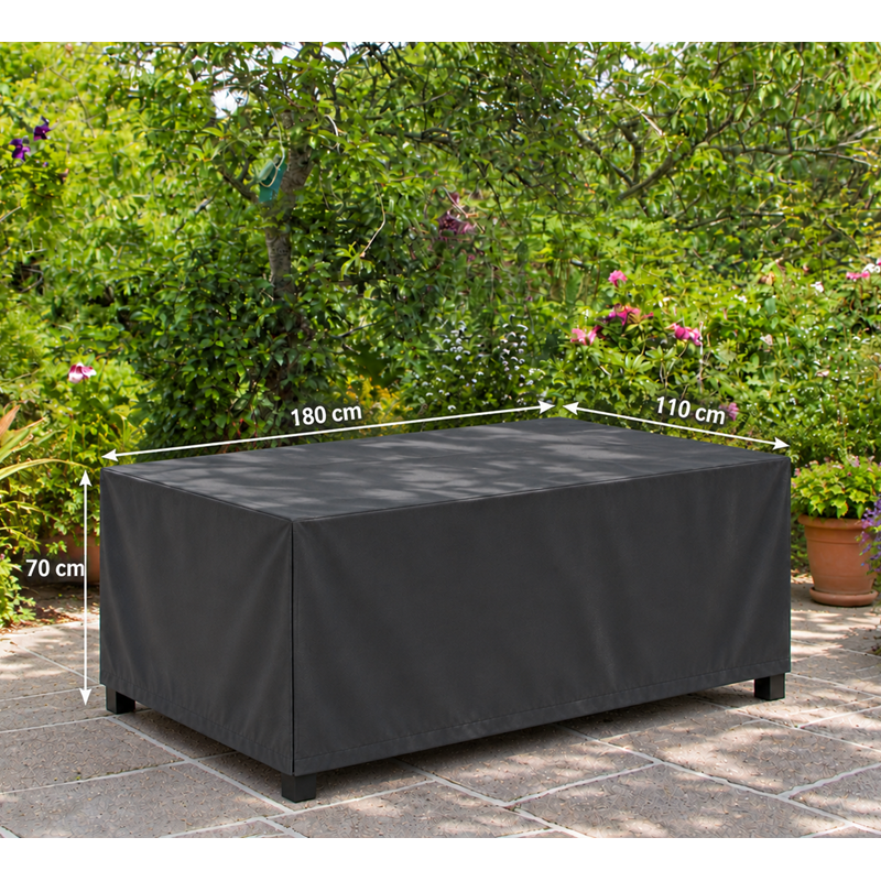 housse d'extérieur standard table 180x110x70 cm