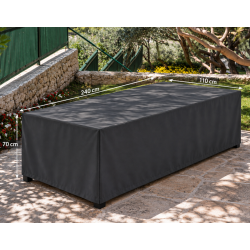 housse d'extérieur 240X110X70 cm table jardin