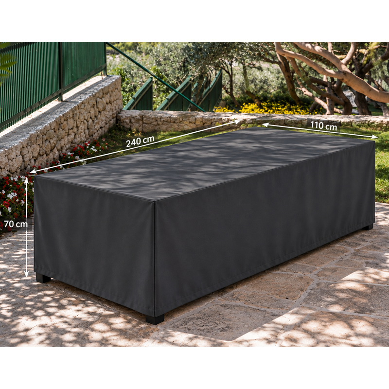 housse d'extérieur 240X110X70 cm table jardin
