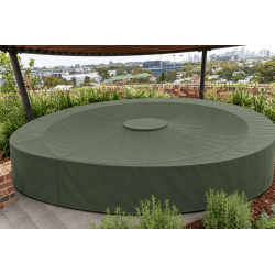 housse extérieure canapé rond