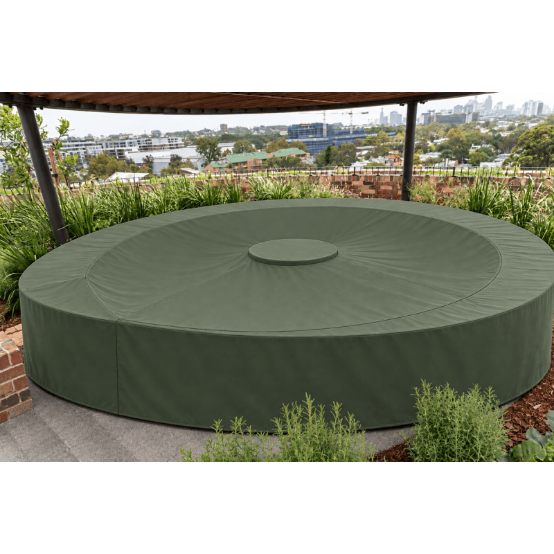 housse extérieure canapé rond