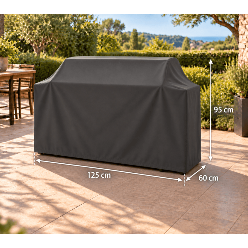 housse barbecue standard 125x60x95cm