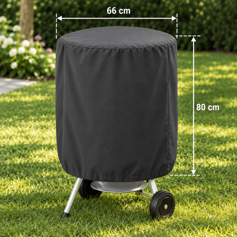 housse barbecue rond 66x80cm