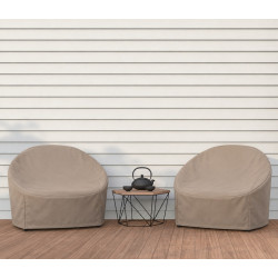 housse fauteuil jardin rond