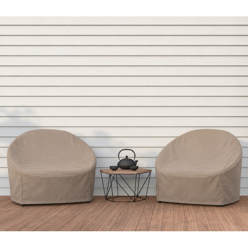 housse fauteuil jardin rond