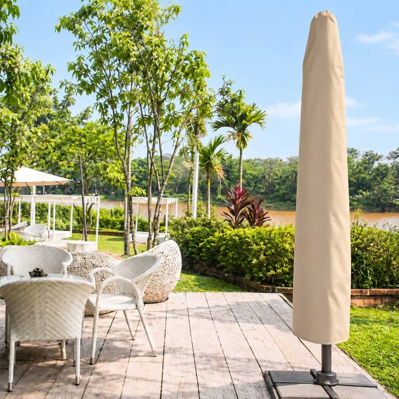 housse de parasol déporté sur mesure