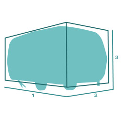 Housse  de protection Caravane SUR MESURE